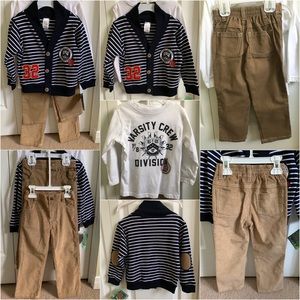 BNWT Kids’ Boys’ 4-piece Z-Boyz Wear Varsity Crew Division set, size 3T.
